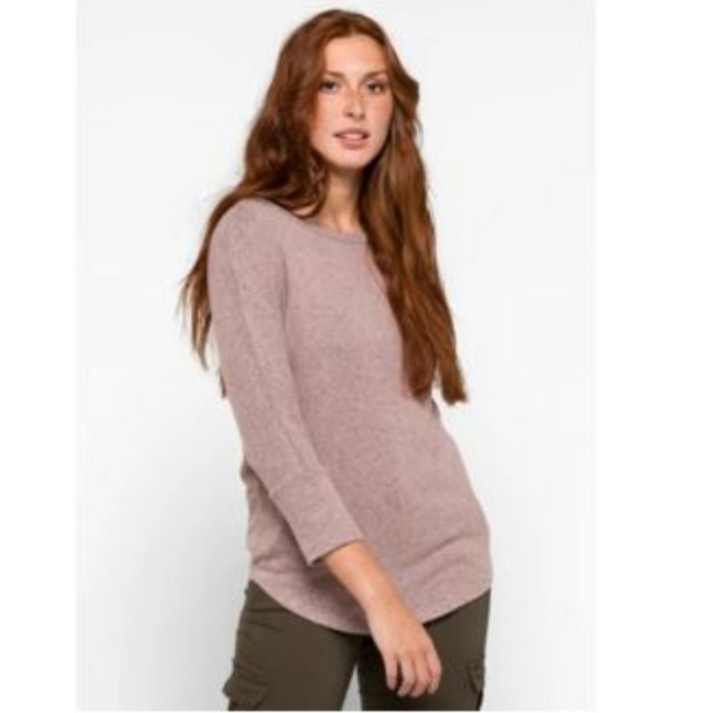 Market & SPRUCE Corinna Brushed Dolman Knit Top in Light Purple Size S NWT